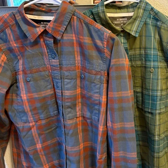 Bundle REI Cotton Flannel Shirts - Picture 2 of 5